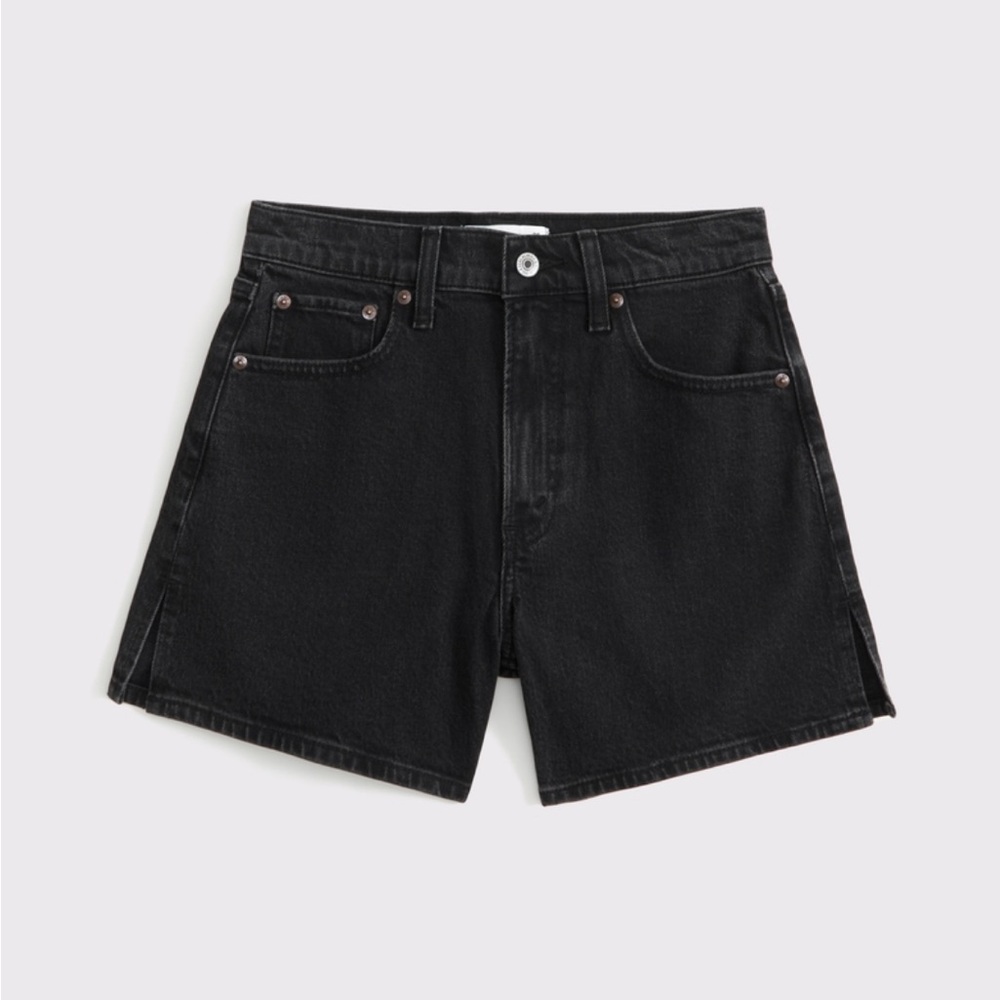 Women's Black Denim Shorts